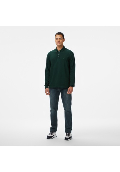 Nautica Erkek Yeşil Classic Fit Uzun Kollu Polo Yaka T-shirt 026 K57042t Yeşil