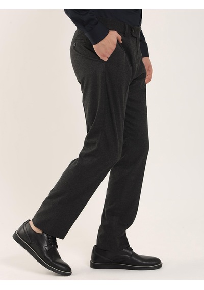 Dufy Koyu Gri Erkek Slim Fit Pantolon - 94143 Koyu Gri