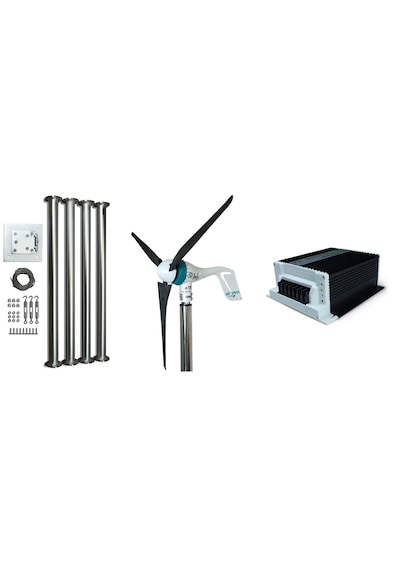Set Air Speed 500w 12v/24v Rüzgar Türbini + Şarj Cihazı Ve Direk
