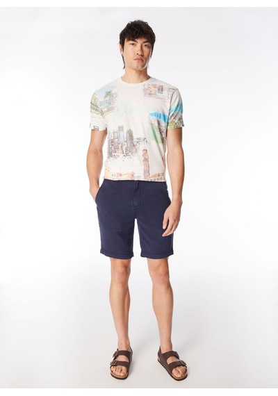 Guess Normal Mavi Erkek M4gd25wdx72f73j Bowıe Draw Cord Short