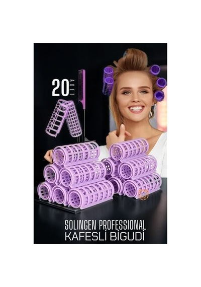 Zenvac Kafes Gece Bigudisi 2.5 Cm 20 Adet Solingen Professional Zenvac29 Diğer