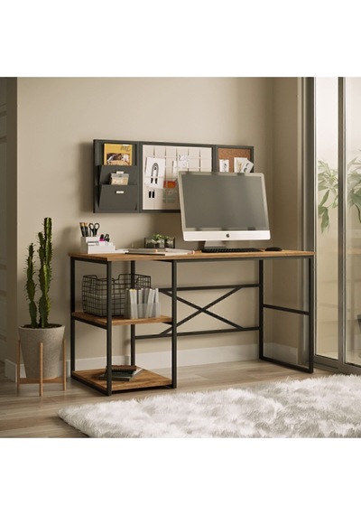 Atlantis 120cm Metal Çalışma Masası Atl26-a Çam Atlantik Çam Atlantis 120cm Metal Çalışma Masası Atl26-a Çam Atlantik Çam
