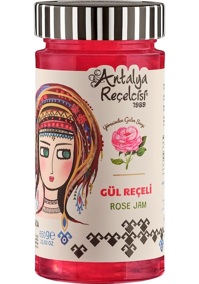 Antalya Reçelcisi Gül Reçeli 650g Yörük Seri
