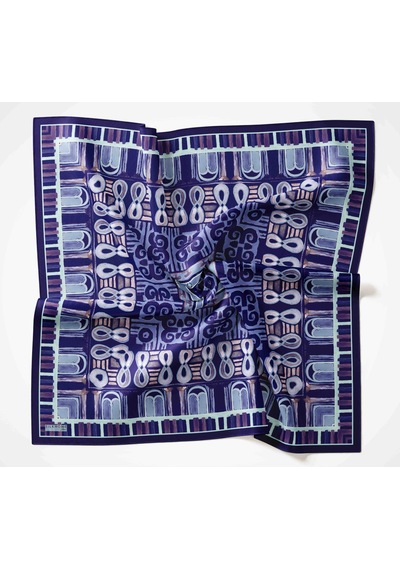 Silk Home Dört Mevsim Antik Motif Viskon Velora Eşarp 6421 Morcivert