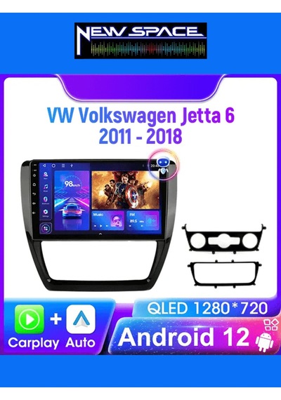 Volkswagen Jetta Android 8gb Ram 128gb Rom 8 Çekirdek Carplay Multimedya