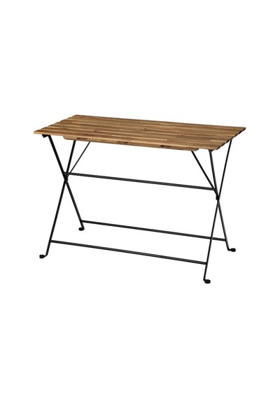 Ikea Tärnö Katlanabilir Masa, Siyah-kahverengi, 100x54 Cm