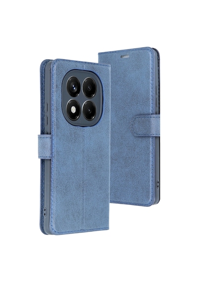 Newface - 153 - Xiaomi Redmi Note 15 Pro 4g Trend S Plus Kapaklı Kılıf - Csmo-tex - - Lacivert