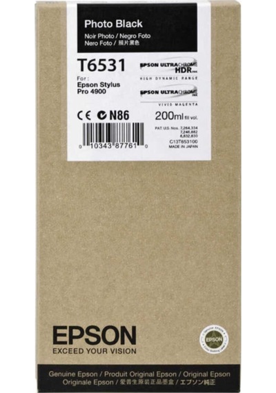 Epson T6531 C13T653100 Foto Siyah Kartuş Pro 4900