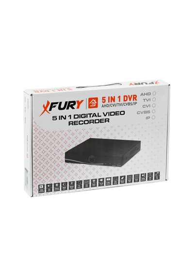 Fury 4 Lü Sesli Güvenlik Kamerası 5590s 5 Mp Lens Gece Renkli Full Hd Kamera Sistemi 320gb