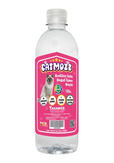 Catmozz Cat Water Kediler İçin Doğal İçme Suyu 700 ML