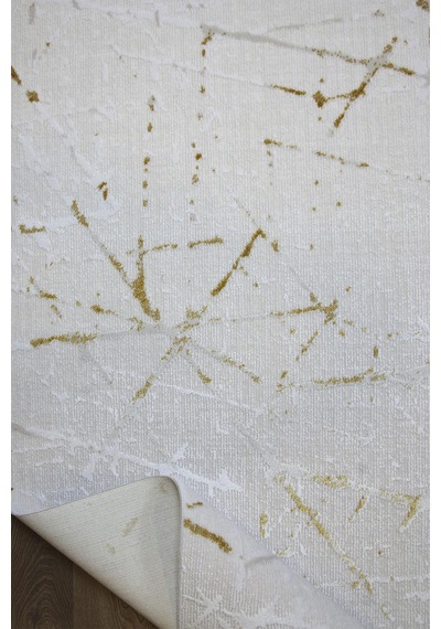 Kashe Halı Bella 4054 Gold Salon Halısı Oturma Odası Halısı Koridor Halısı Mutfak Halısı Modern Makine Halısı