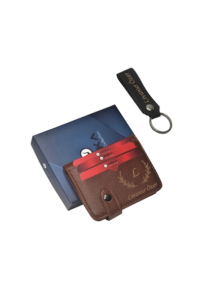 Ozka Leather Collection Kendin Tasarla - Kartlıklı Cüzdan - Tesbih Ve Anahtarlık