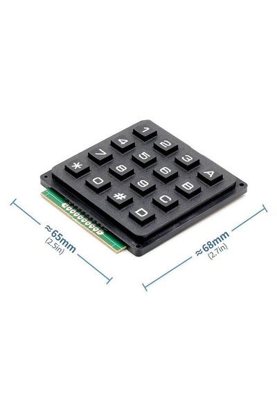 Robizstore-4X4 Matrix Tuş Takımı Keyboard Keypad 16 Buton Alarm Şifre ...