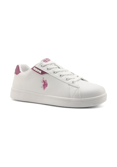 U.s. Polo Assn. Costa Wmn 5fx Beyaz Kadın Sneaker Beyaz-murdum Beyaz - Mürdüm