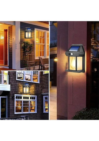 Güneş Enerjili Bahçe Led Ampul Hareket Sensörlü Bahçe Led Su Geç