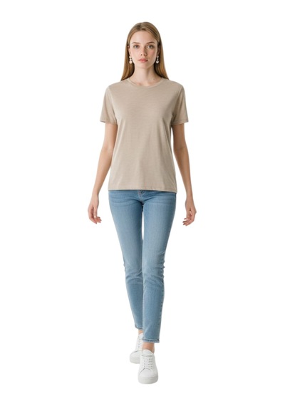 Batik Kadın T-shirt 9104 Bej
