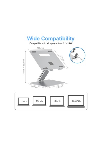 Bn34 Laptop Tablet Bilgisayar Standı Ayarlanabilir Metal Kasa Mac