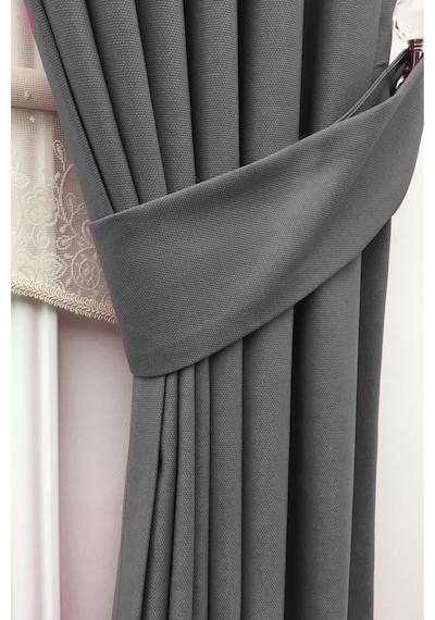 Evdepo Home Deniz Soft Pileli Fon Perde Gri Evdepo Home Deniz Soft Pileli Fon Perde Gri