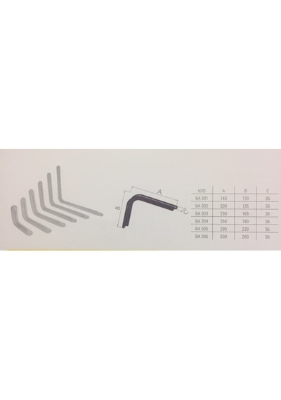 Ersa Raf Altı 7X9 Ölçü 150X220Mm 1 Adet