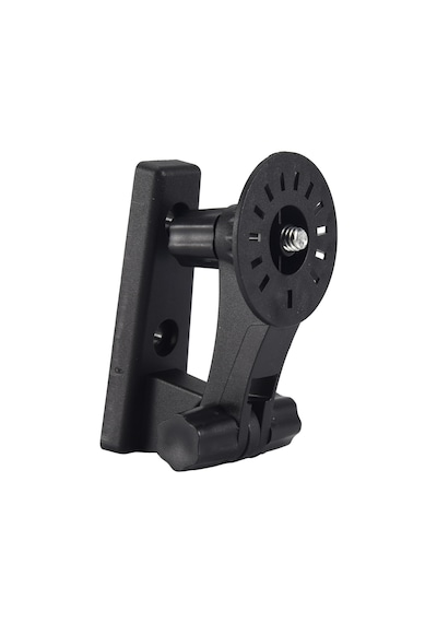 Microcase 3m Yapışkan Veya Vida Monteli 1/4 Vida Girişli 180 Derece Döner Başlıklı Web Kamera Bebek Kamerası Tutucu Stand Siyah - Al5014