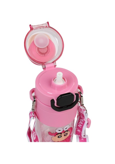 Vagonlife Crayon Shinchan Tritan Pipetli Matara 650 Ml - Pembestandart Pembe