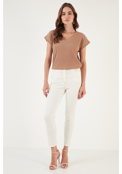 Lela Bayan Bluz 5865039 Camel CAMEL