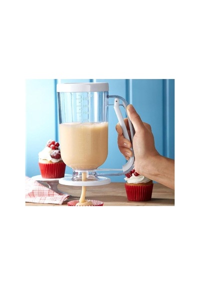 Qniay Pankek Dağıtıcı Hamur Porsiyonlayıcı Şekillendirici 900 Ml Dökme Aparatı Sku: Zeus8690010560568