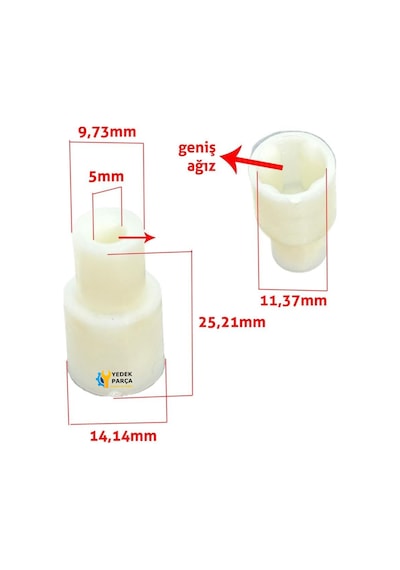 Sinbo Uyumlu Geniş Ağızlı Blender Dişlisi D Mil İçin