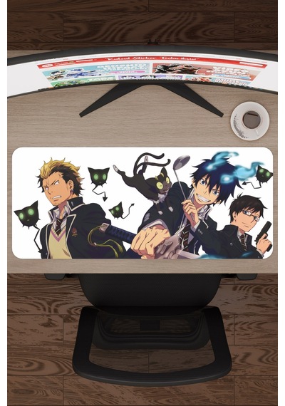 Ao No Exorcist Blue Exorcist Anime V5 - 70x30 Xl Gaming Kauçuk Kaymaz Taban Mouse Pad Fare Altlığı