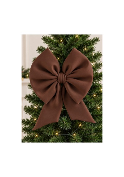 Küçük Boy Kahverengi Kumaş Yılbaşı Fiyongu 35x40 Cm Noel Yılbaşı Çam Ağacı Kapı Duvar Dekoratif Süs Çok Renkli - 929451580 Küçük Boy Kahverengi Kumaş Yılbaşı Fiyongu 35x40 Cm Noel Yılbaşı Çam Ağacı Kapı Duvar Dekoratif Süs Çok Renkli - 929451580