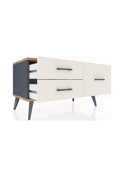 Hyperion Şifonyer 3 Raflı 88x44x48 Antrasit-çam/aytaşı Çam/aytaşı Hyperion Şifonyer 3 Raflı 88x44x48 Antrasit-çam/aytaşı Çam/aytaşı