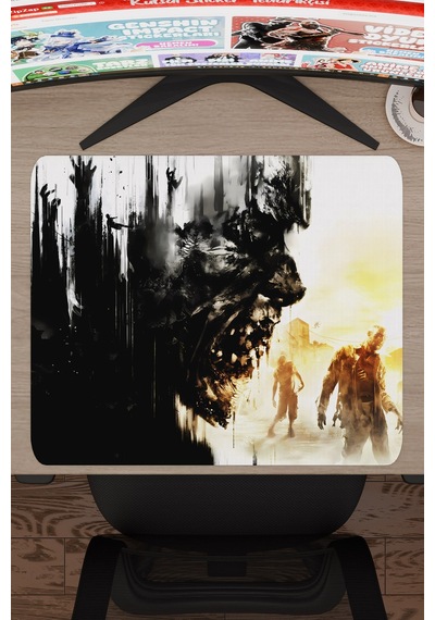 Dying Light Kaymaz Dikişli Kauçuk Oyuncu Mousepad V1 - 48x40 Xl Gaming Mouse Pad Fare Altlığı