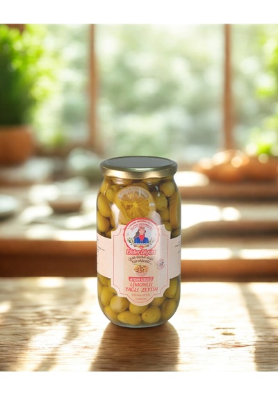 Aydın Usulü Limonlu Yağlı Zeytin 900 Gr.