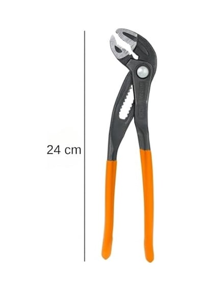 Ayarlı Papağan Pense 24 Cm, Su Tesisatı, Tamir Ve Genel Kullanım İçin Profesyonel Pense