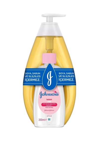 Johnsons Baby Bebek Şampuanı Klasik 750ml+bebek Yağı 200ml 12 Li Set