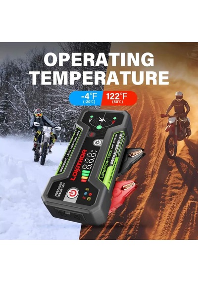 J1350pro 12v 1350amp Lifepo4 Akıllı Akü Takviye + Powerbank + Led Lamba