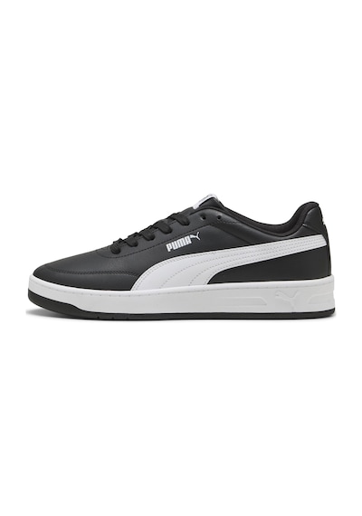 Puma Court Classic Clean 402223-14 Sneaker Unisex Spor Ayakkabı SİYAH-BEYAZ