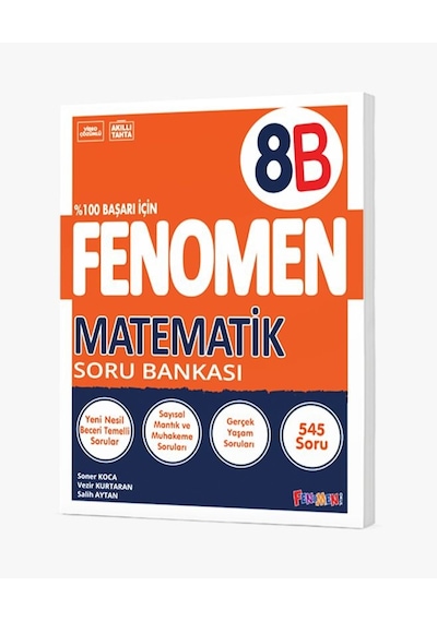 Fenomen Yayınları 8.Sınıf Matematik B Soru Bankası