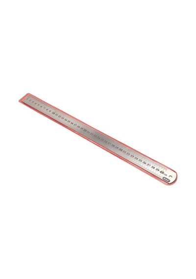 Standart Cetvel Çelik 40 Cm Paslanmaz Çelik Cetvel Gri