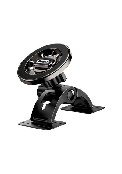 Go Des Gd-hd277 Magnetik M-safe Uyumlu 360 Derece Dönebilen Düz Zemin Araç Telefon Tutucu Siyah