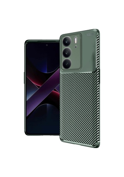 Nettech Realme C75 Uyumlu Focus Seri Arka Koruma Kılıf - Kahverengi Kahverengi