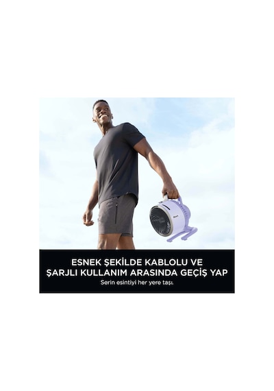 Flexbreeze Hydrogo Serinletici Buharlı Fan - Lila Renksiz