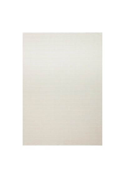 Eko Halı Mono Loop 03 White Xw Sisal Görünümlü Bukleli Kaymaz Tabanlı Yıkanabilir Halı Beyaz