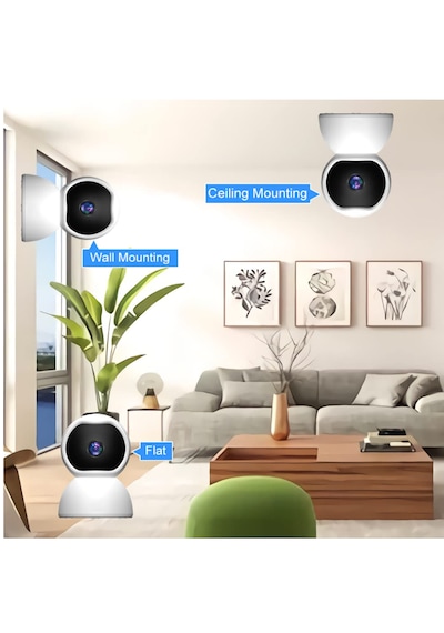 Wifi Güvenlik Kamerası 2mp 1080p Hd Akıllı Ip Kamera Onvif V380