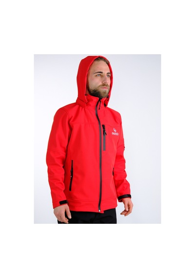 Outdo Premium Kalite Softshell Motorcu Montu Kırmızı Diğer