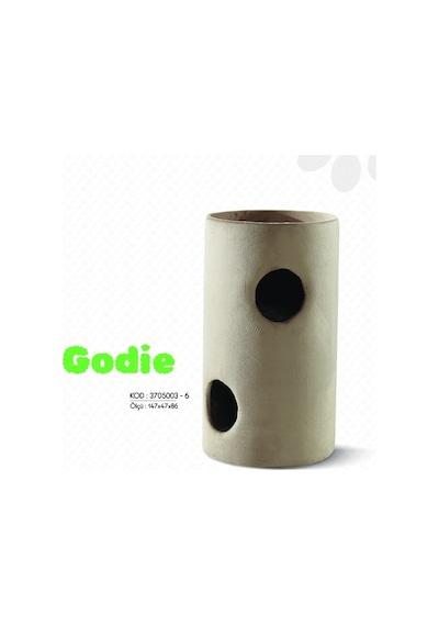 Woolart Godıe Kedi Tırmalama Mobilyası Bej