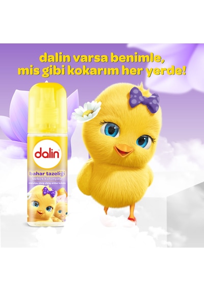 Dalin Bebek Kolonyası 150 Ml Bahar Tazeliği 3'Lü Set