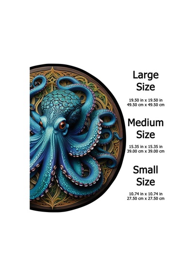 Ncpuzzles Ahtapot - 49.50 Cm Yapboz