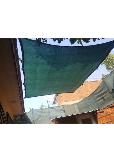 Morilu Araba Gölgelik File - Otopark Gölgelik - Yeşil File 95'lik Şeritli Halkalı - Otopark Gölgeliği