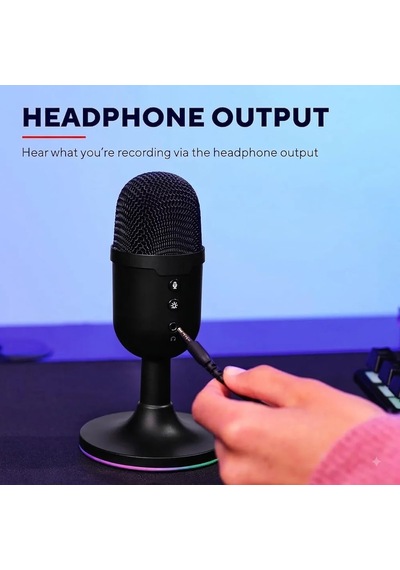 Usb Streaming Mikrofon Pc Podcast Twitch Discord Asmr Youtube Playstation 5 Kondansatörlü Oyun Mikrofonu Yayıncı Mas
